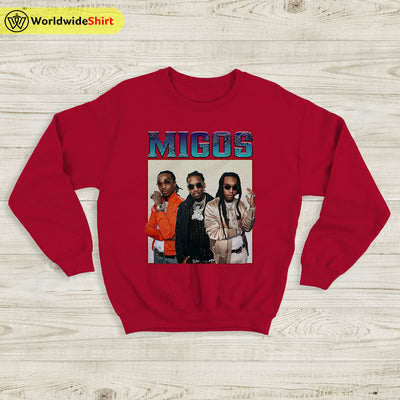 Migos Sweatshirt Vintage Raptee 90's Sweater Migos Shirt