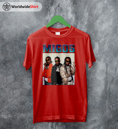 Migos T Shirt Vintage Quavo 90's Shirt Migos Graphic Tee