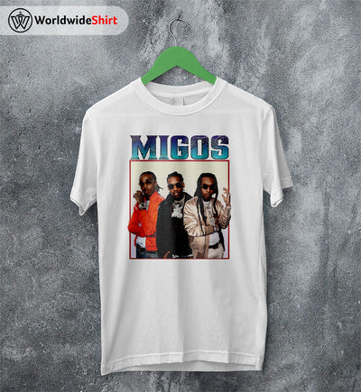 Migos T Shirt Vintage Quavo 90's Shirt Migos Graphic Tee