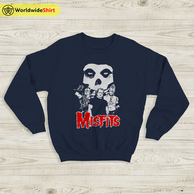 Misfits 1980 Tour Sweatshirt Misfits Shirt Music Shirt Classic Rock Shirt