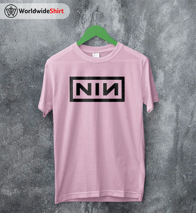 Nine Inch Nails NIN Logo T-Shirt Nine Inch Nails Shirt Rocker Shirt