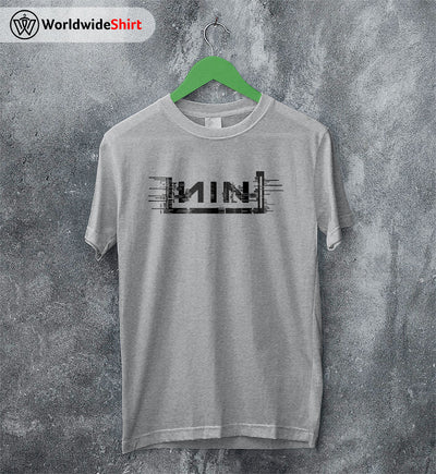Nine Inch Nails 1990 Logo T-Shirt Nine Inch Nails Shirt Rocker Shirt