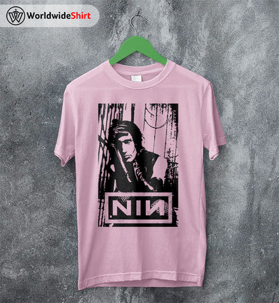 Nine Inch Nails Poster T-Shirt Nine Inch Nails Shirt Rocker Shirt