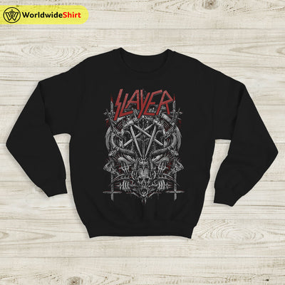 Slayer Band Vintage 80's Poster Sweatshirt Slayer Band Shirt Metal Band