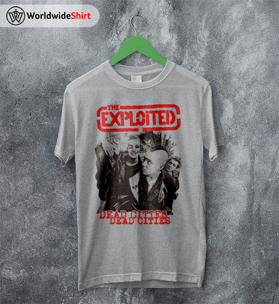 The Exploited Dead Cities T Shirt The Exploited Shirt Music Shirt