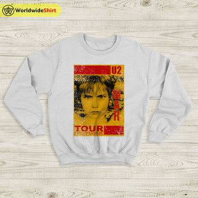 U2 Band WAR Vintage 90's Sweatshirt U2 Shirt U2 Band Shirt