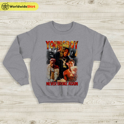 YoungBoy NBA Vintage 90's Sweatshirt YoungBoy Never Broke Again Shirt