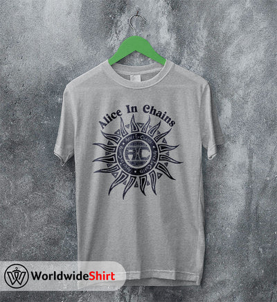 Alice In Chains Vintage Logo 90's Shirt Alice In Chains T-Shirt AIC Shirt - WorldWideShirt