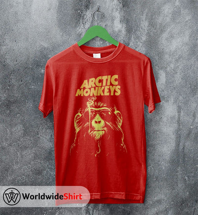 Arctic Monkeys Smoking Monkey T shirt Arctic Monkeys Shirt Music Shirt - WorldWideShirt