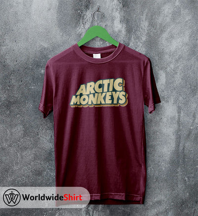 Arctic Monkeys Vintage Logo T shirt Arctic Monkeys Shirt Music Shirt - WorldWideShirt