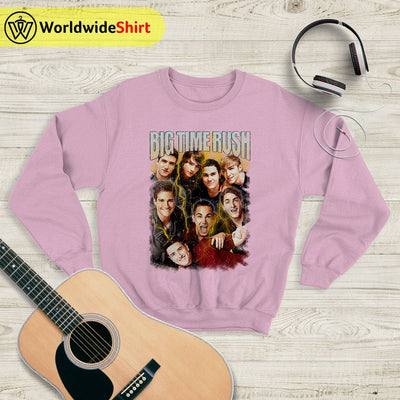 Big Time Rush Vintage 90s Sweatshirt Big Time Rush Shirt Music Shirt - WorldWideShirt