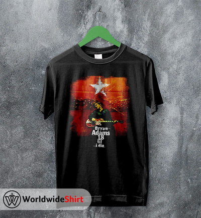 Bryan Adams 18 Till I Die Tour T-Shirt Bryan Adams Shirt Music Shirt - WorldWideShirt