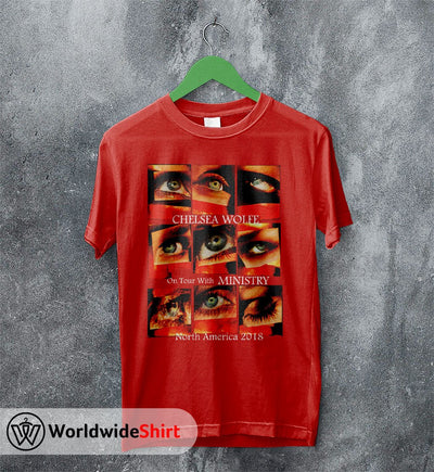 Chelsea Wolfe 2018 US Tour T shirt Chelsea Wolfe Shirt Music Shirt - WorldWideShirt