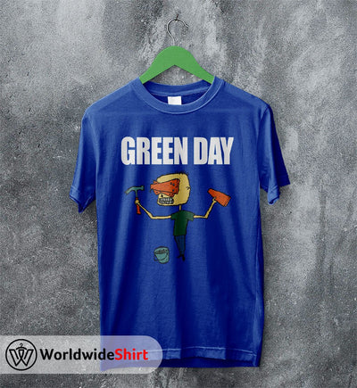 Green Day Tour Vintage 90's T-Shirt Green Day Shirt Rock Band Shirt - WorldWideShirt