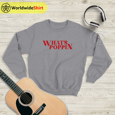 Jack Harlow WHATS POPPIN Sweatshirt Jack Harlow Shirt Rapper Shirt - WorldWideShirt