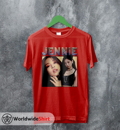 Jennie Raptee Vintage 90's T-Shirt BLACKPINK Shirt KPOP Shirt - WorldWideShirt