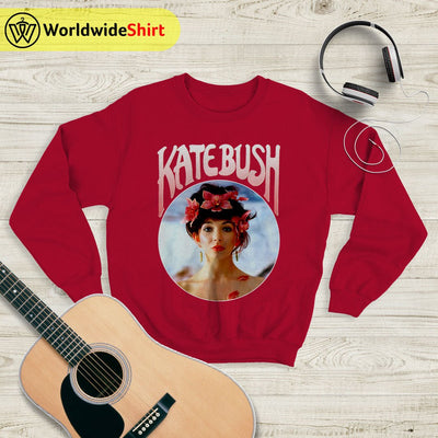 Kate Bush Flower Vintage 90's Sweatshirt Kate Bush Shirt Music Shirt - WorldWideShirt