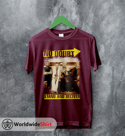 No Doubt Stand and Deliver Tour T shirt No Doubt Shirt Music Shirt - WorldWideShirt