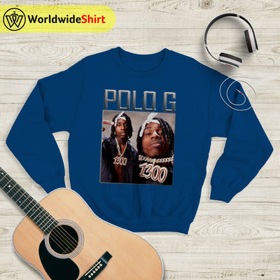 Polo G Raptee Vintage Sweatshirt Polo G Shirt Rapper Shirt - WorldWideShirt