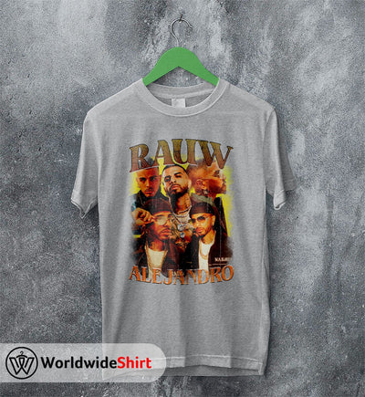 Rauw Alejandro Vintage 90's T shirt Rauw Alejandro Shirt Music Shirt - WorldWideShirt