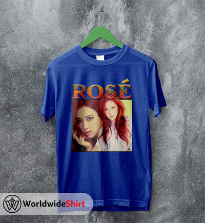 Rosé Raptee Vintage 90's T-Shirt BLACKPINK Shirt KPOP Shirt - WorldWideShirt