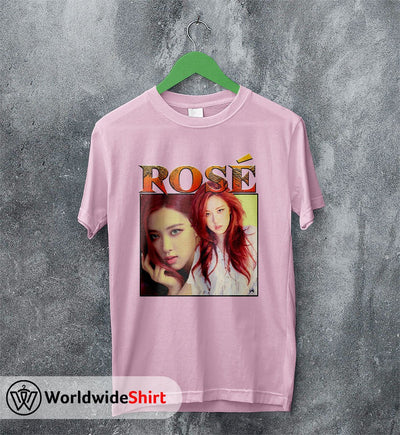 Rosé Raptee Vintage 90's T-Shirt BLACKPINK Shirt KPOP Shirt - WorldWideShirt