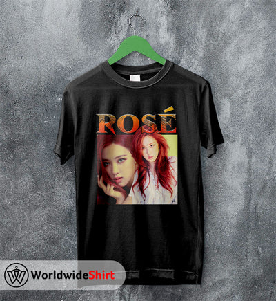 Rosé Raptee Vintage 90's T-Shirt BLACKPINK Shirt KPOP Shirt - WorldWideShirt