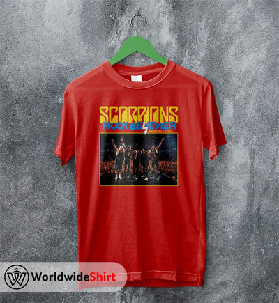 Scorpions Rock Believer 2022 Tour T shirt Scorpions Shirt Band Shirt - WorldWideShirt