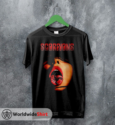 Scorpions Vintage 90s T shirt Scorpions Shirt Band Shirt - WorldWideShirt