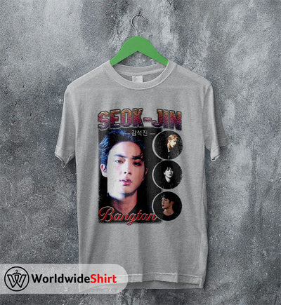 Seok Jin Vintage 90's Shirt Bangtan Boys T-Shirt K-pop BTS Tee - WorldWideShirt