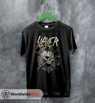 Slayer Band Vintage 90's Tour T-shirt Slayer Band Shirt Metal Band - WorldWideShirt