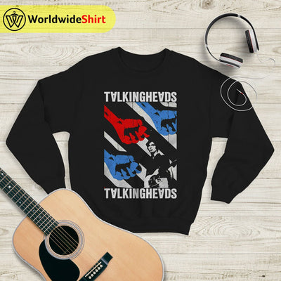 Talking Heads Vintage Poster Sweatshirt Talking Heads Shirt Music Shirt - WorldWideShirt