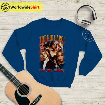 The Kid LAROI Vintage 90's Sweatshirt The Kid LAROI Shirt - WorldWideShirt