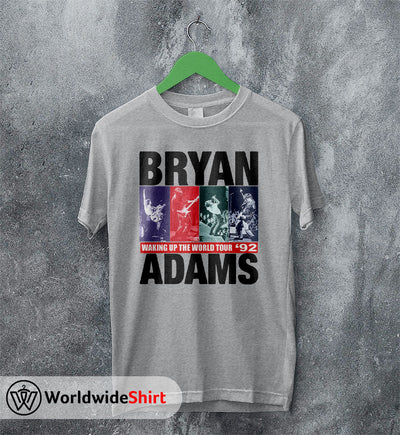 Waking Up The World Tour '92 T-Shirt Bryan Adams Shirt Music Shirt - WorldWideShirt