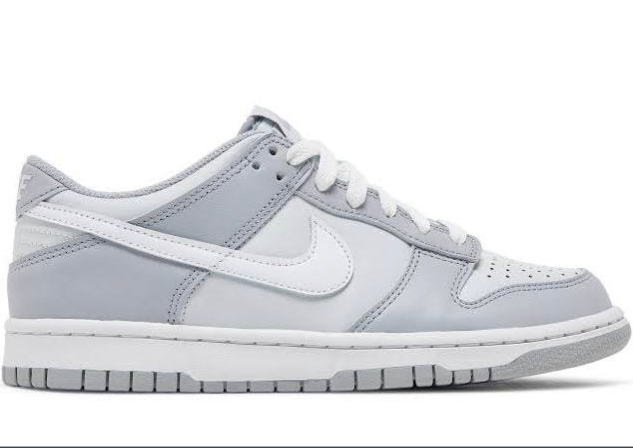 nike dunk low white pure platinum