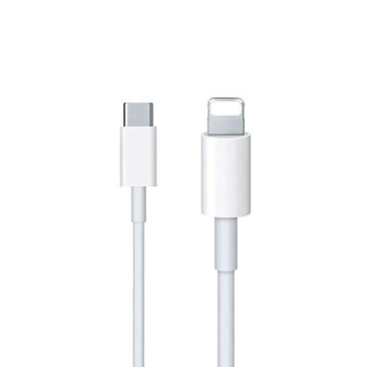 Sta in plaats daarvan op Geslagen vrachtwagen isolatie USB-C naar Lightning Kabel 20W voor iPhone 1 Meter Wit Kopen? - KKS  Kabelshop