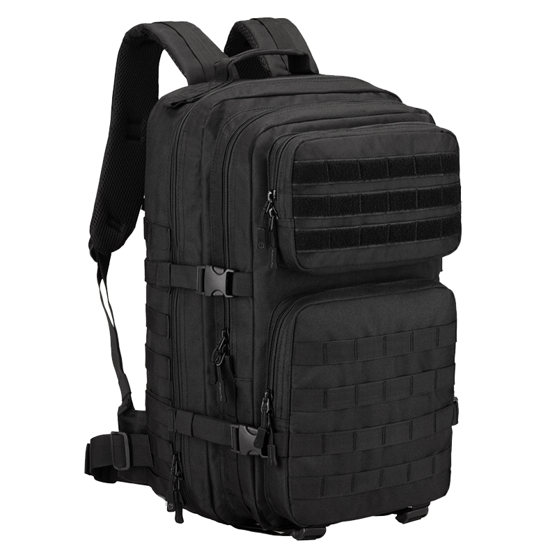Yukon Tactical Stokeridge 3-Day Black Pack New 45L Water Resistant Backpack 
