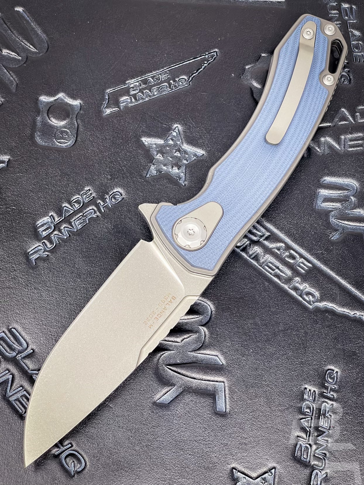 Maxace Balance M Linerlock Blue-Gray M390