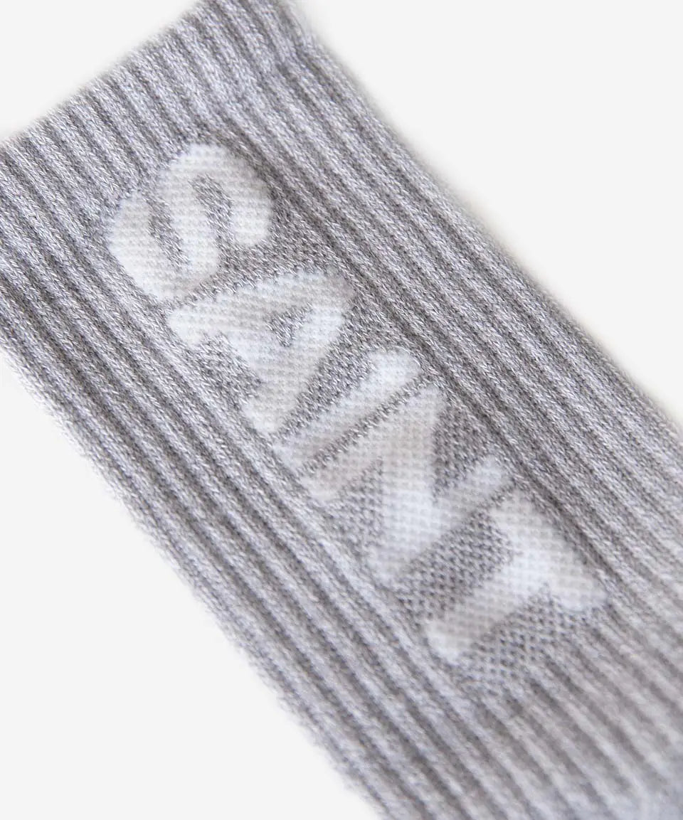Sa1nt Bamboo Crew Socks (Twin pack) - Grey