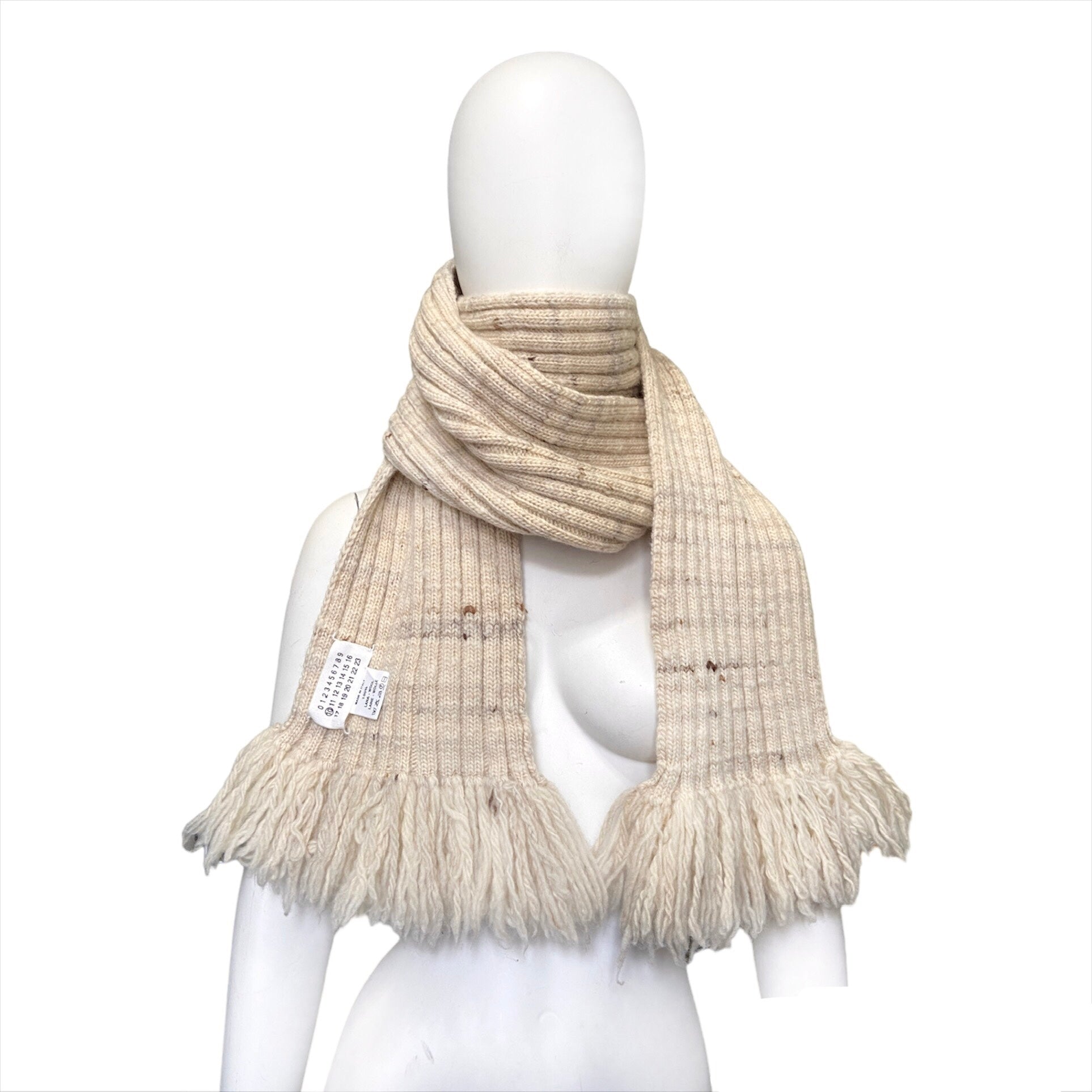 maison margiela scarf by MISS DEANNA 素敵な 5111円引き