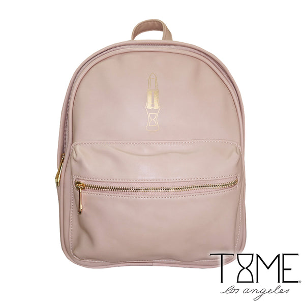 blush pink backpack purse