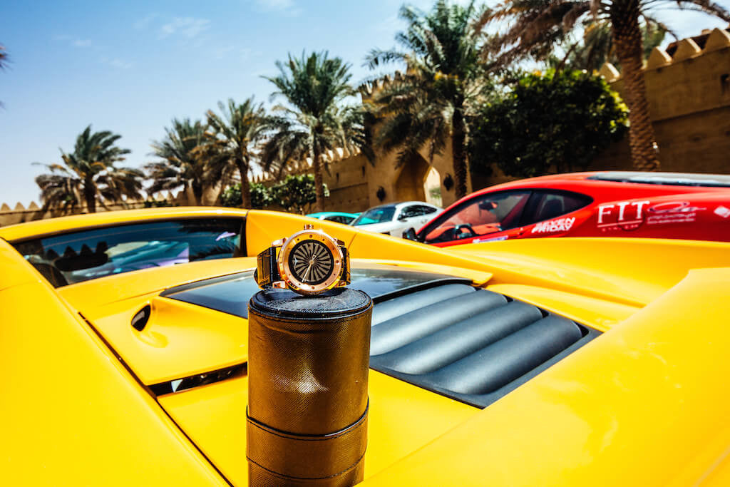 Supercars Club Arabia ZINVO Blade Rose Gold Watch