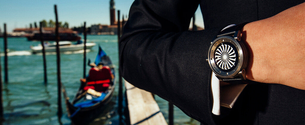 ZINVO Venice Boat Blade Silver Mens Watches