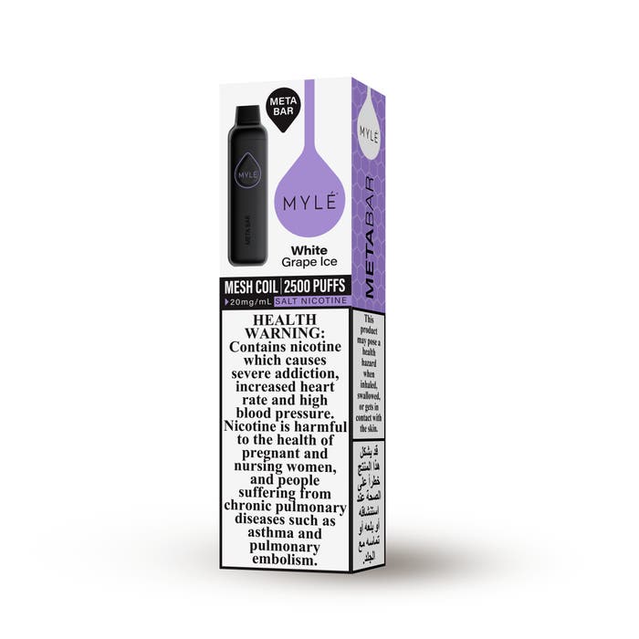 Myle Meta Bar 2500 Puffs Disposable Vape - VapeBoo