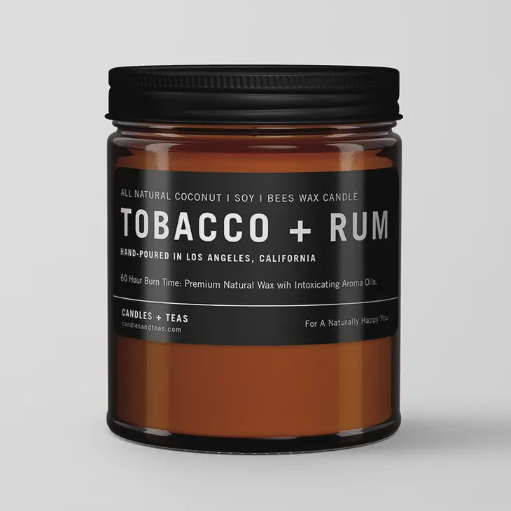 Tobacco & Rum Soy Candle