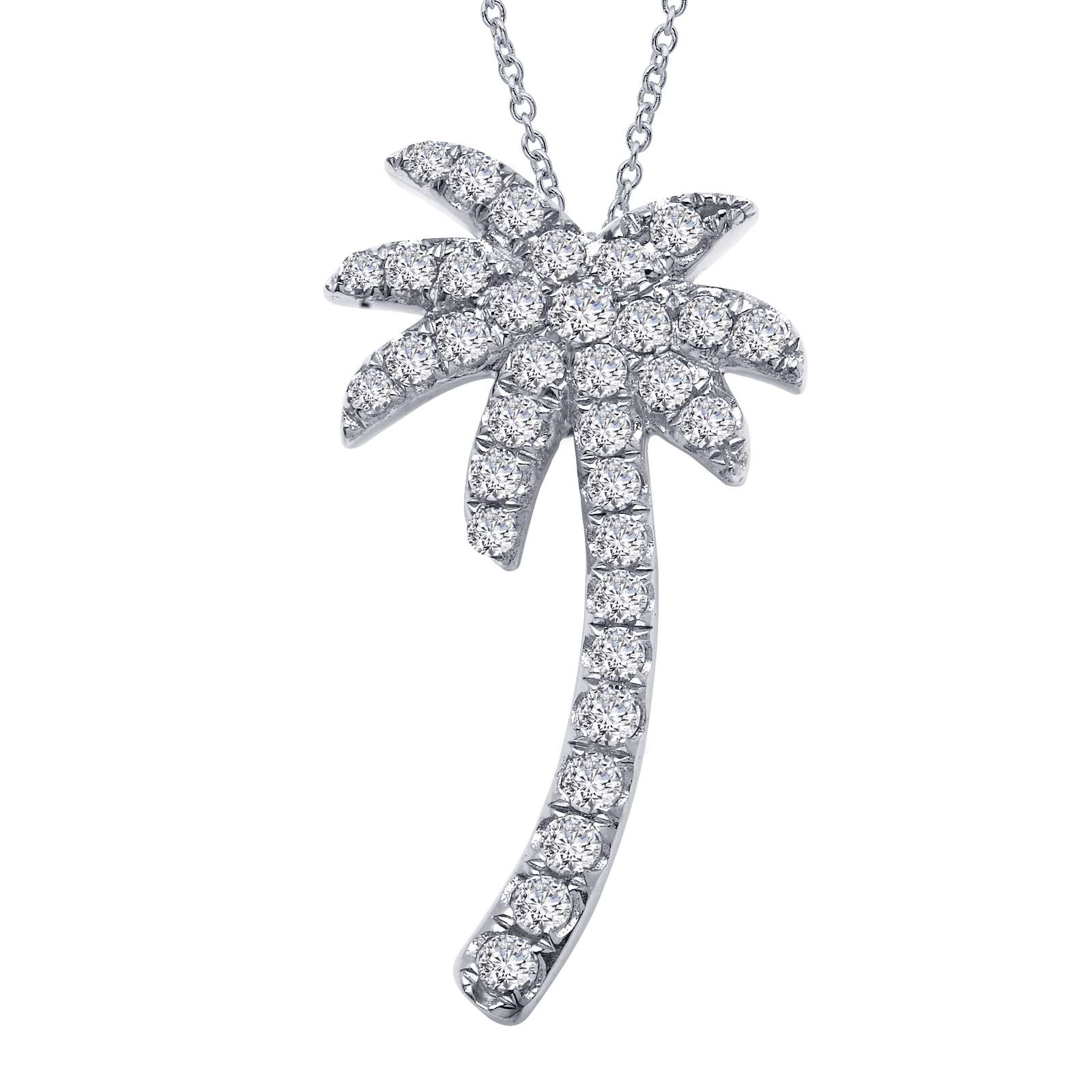 pandora palm tree necklace