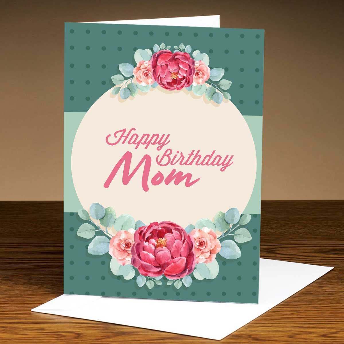 Buy Personalised Happy Birthday Mom Greeting Card Online at Best ...