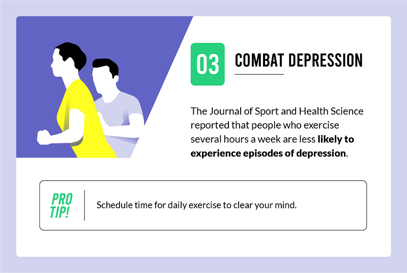 exercise combats depression