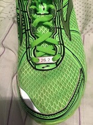 Trainer Shoe Tag - 26.2 Marathon Running Achievement