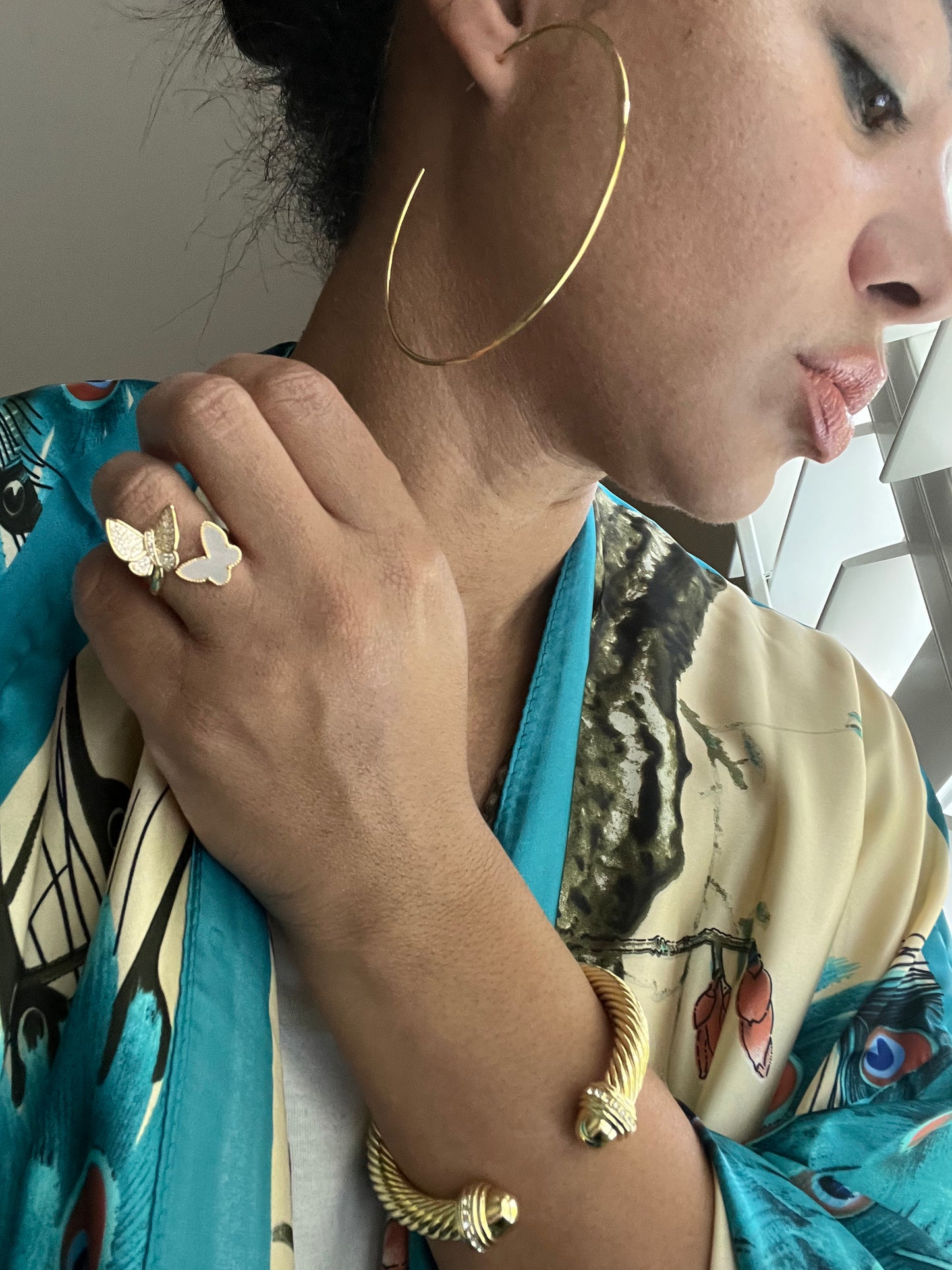 Double Butterfly Ring